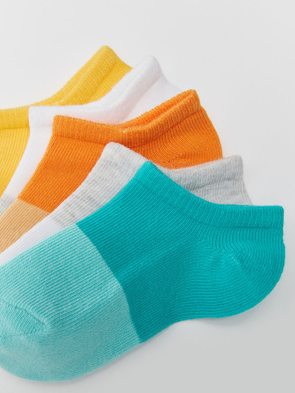Color Block Baby Boy Booties Socks 5 Pack-3