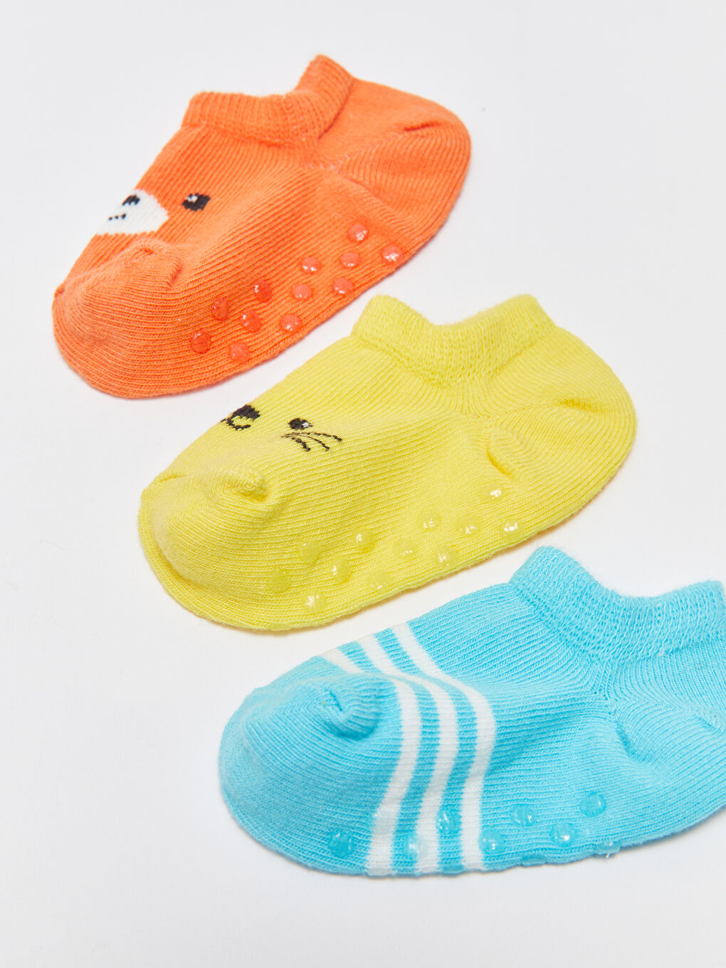 Gemusterte Baby Jungen Ballettsocken 3 Stück-4