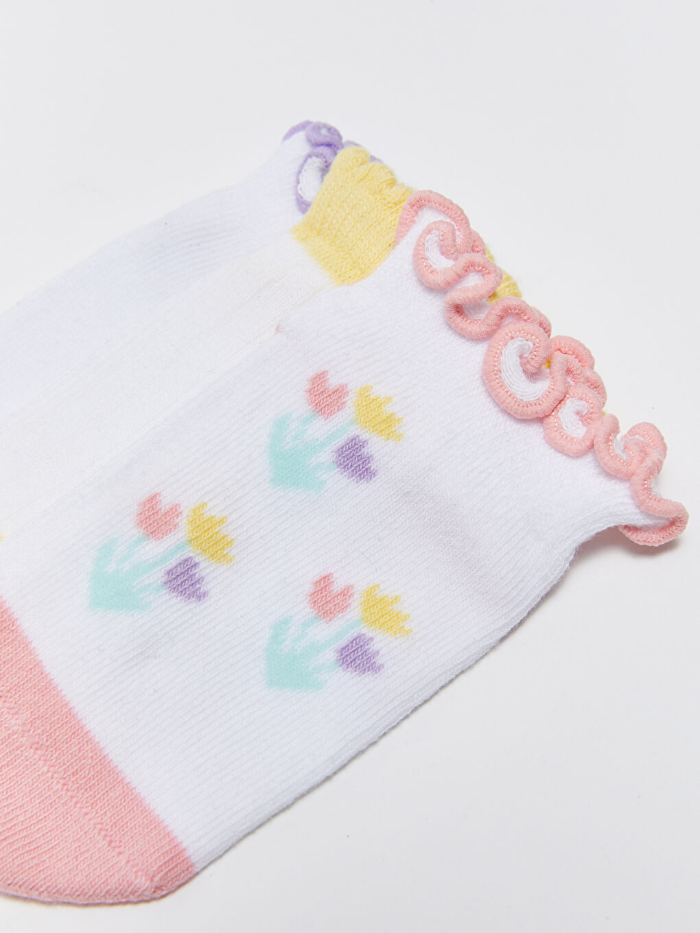 Șosete Sport pentru Bebeluși Fete cu Model, Pachet de 3-3