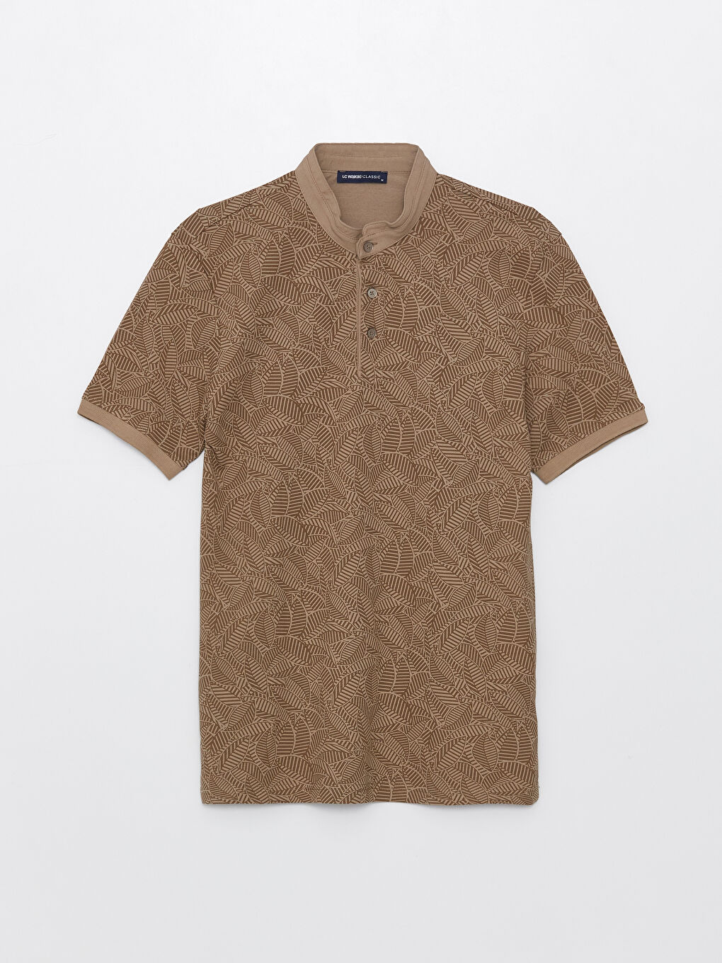 Tricou pentru Bărbați cu Guler de Judecător, Mânecă Scurtă, Cu Model, Pique-5