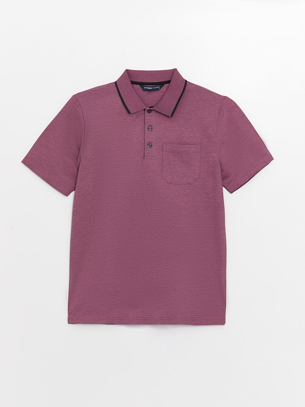 Tricou pentru Bărbați Mercerizat cu Guler Polo și Mânecă Scurtă-5