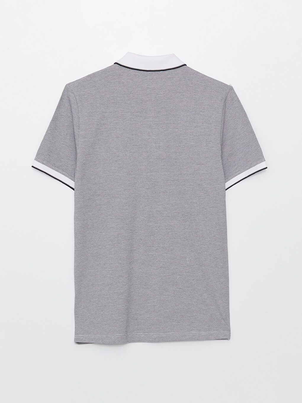 Polo Neck Short Sleeve Patterned Men's T-Shirt-6