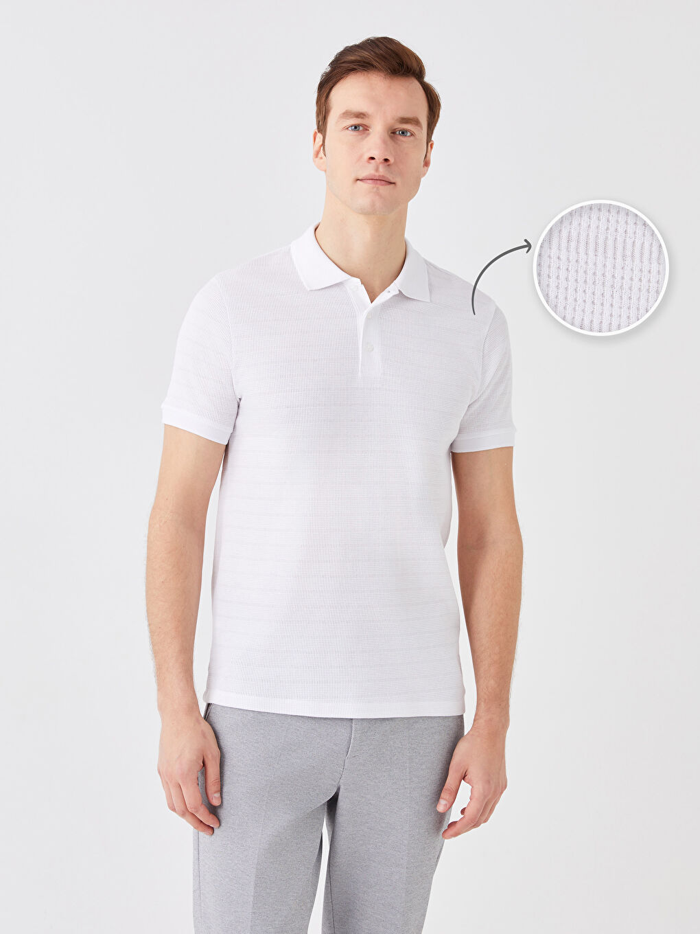 Tricou cu Guler Polo și Mânecă Scurtă pentru Bărbați