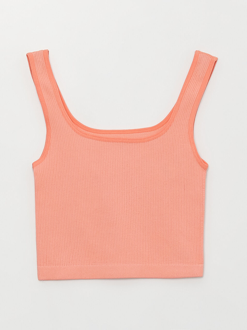 U Neck Straight Strap Seamless Women's Crop -S3BB74Z8-RAY