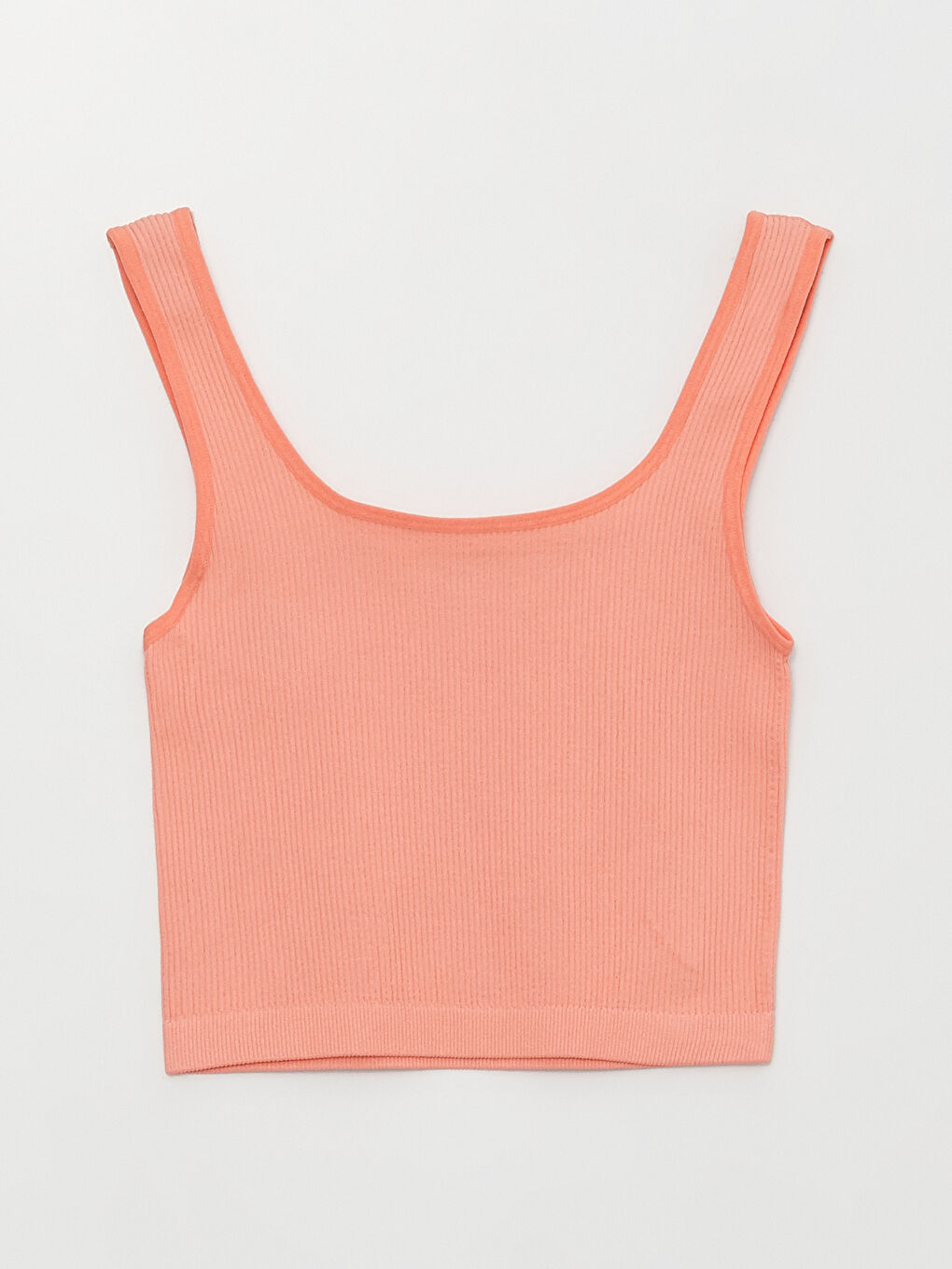 U Neck Straight Strap Seamless Women's Crop -S3BB74Z8-RAY