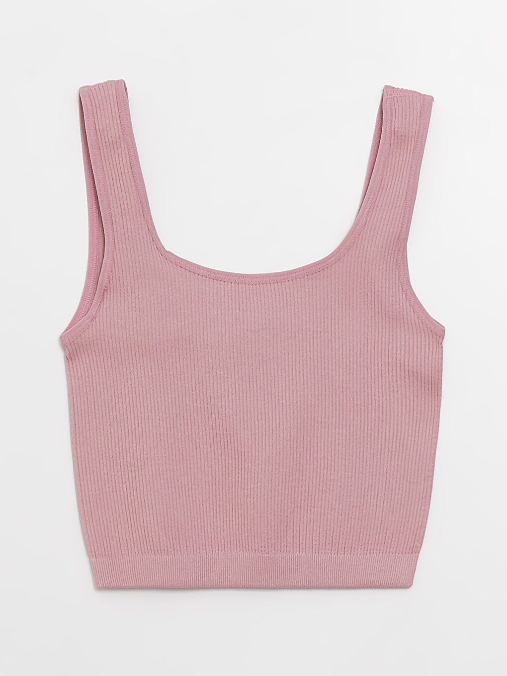 sudo  完売品　wide  tops 「back frane」ピンク XSIDE ACTIVE U Neck Plain Strappy Seamless Women's Crop Top