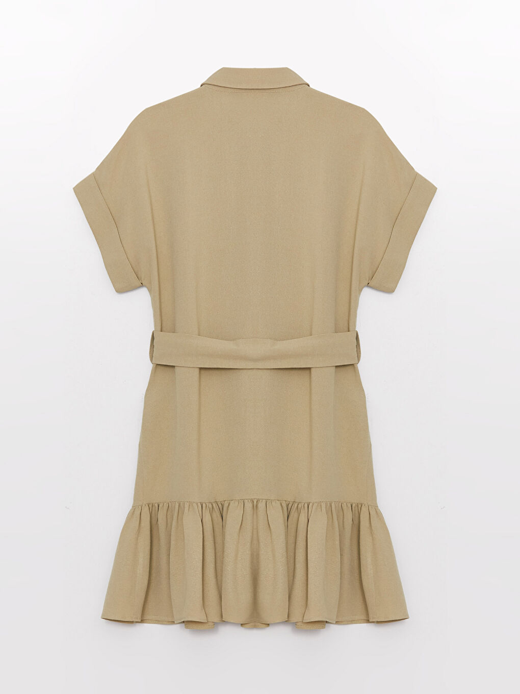 Straight Short Sleeve Women's Shirt Dress -S3BB92Z8-GC6