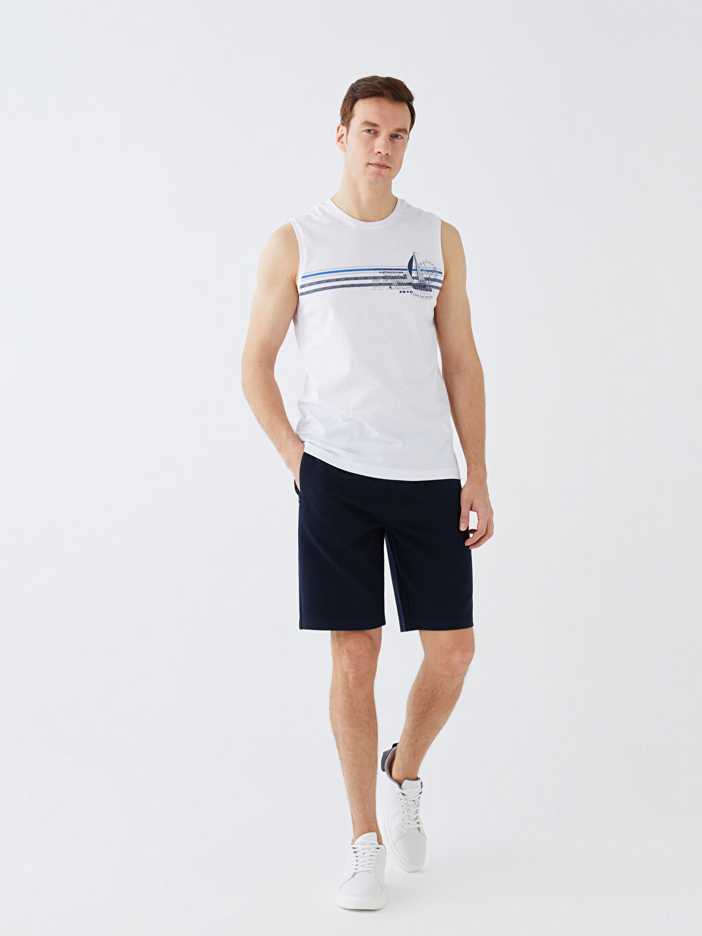 LC Waikiki Standard Fit Men's Bermuda Shorts -S3BC05Z8-RFH