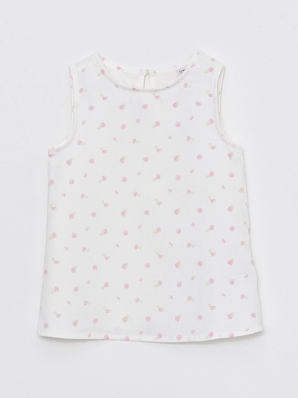 Crew Neck Patterned Girl's Blouse