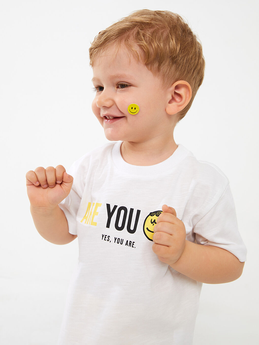 Дөңгелек жағалы қысқа жең принтті ұл бала жинағы 4 дана-3