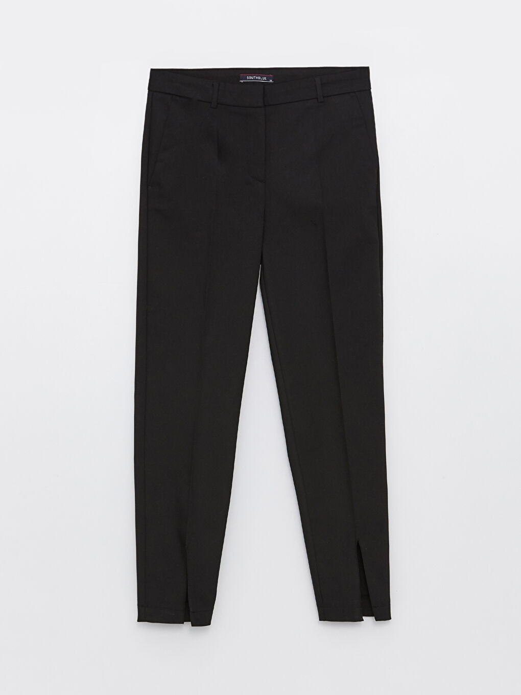Standard Fit Women's Straight Leg Slit Trousers -S3BC51Z8-CVL