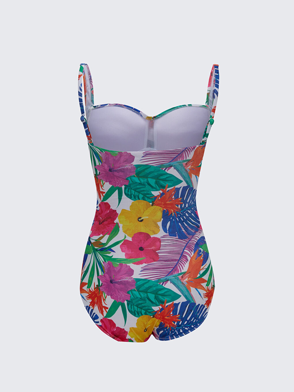 Strap Patterned Women's Swimwear -S3BC61Z8-LU7