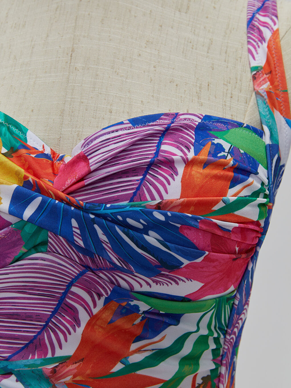 Strap Patterned Women's Swimwear -S3BC61Z8-LU7
