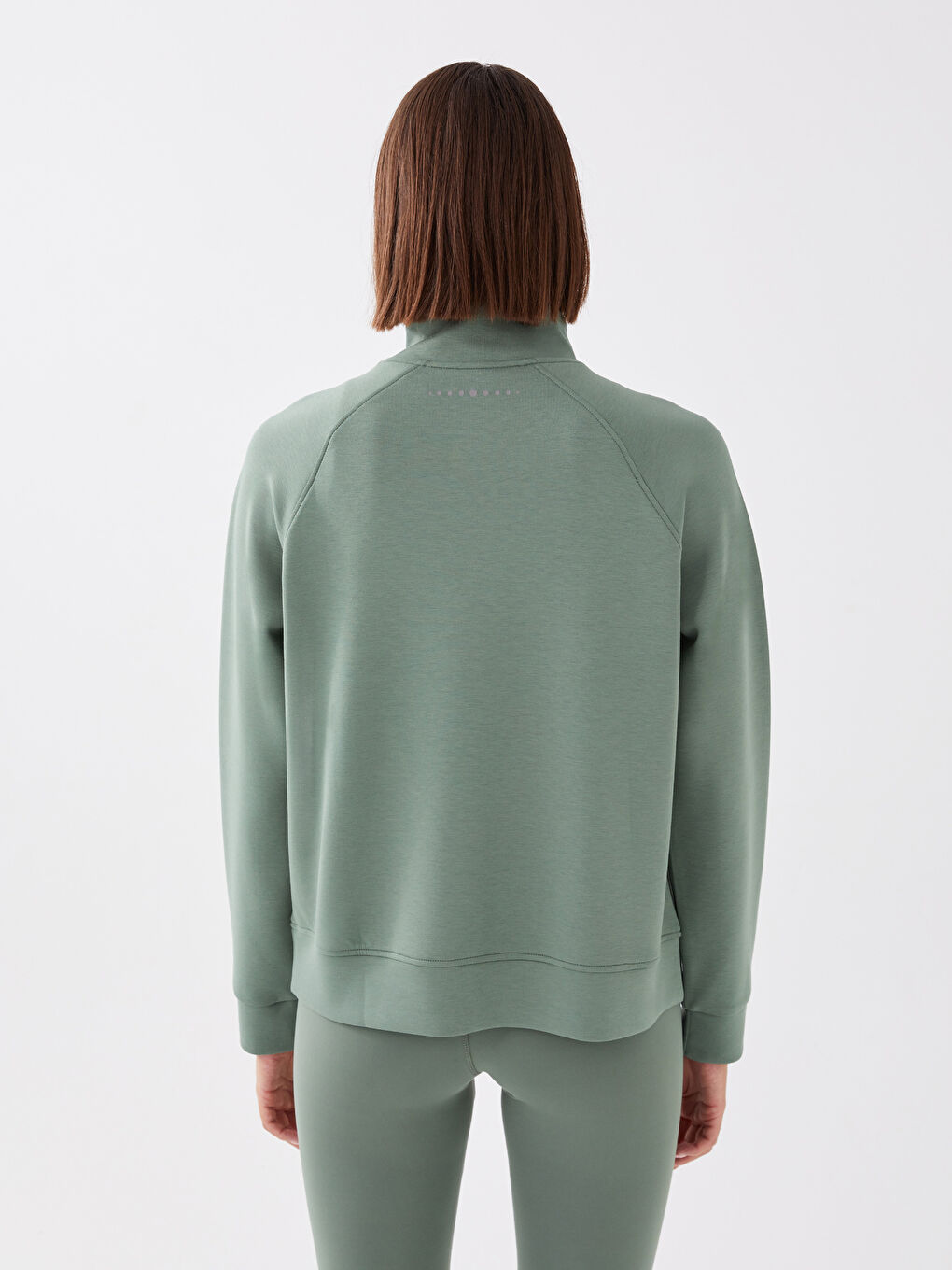 LCW OUTDOOR High Neck Reflector Printed Long Sleeve Women's Sweatshirt -S3BC73Z8-GQQ