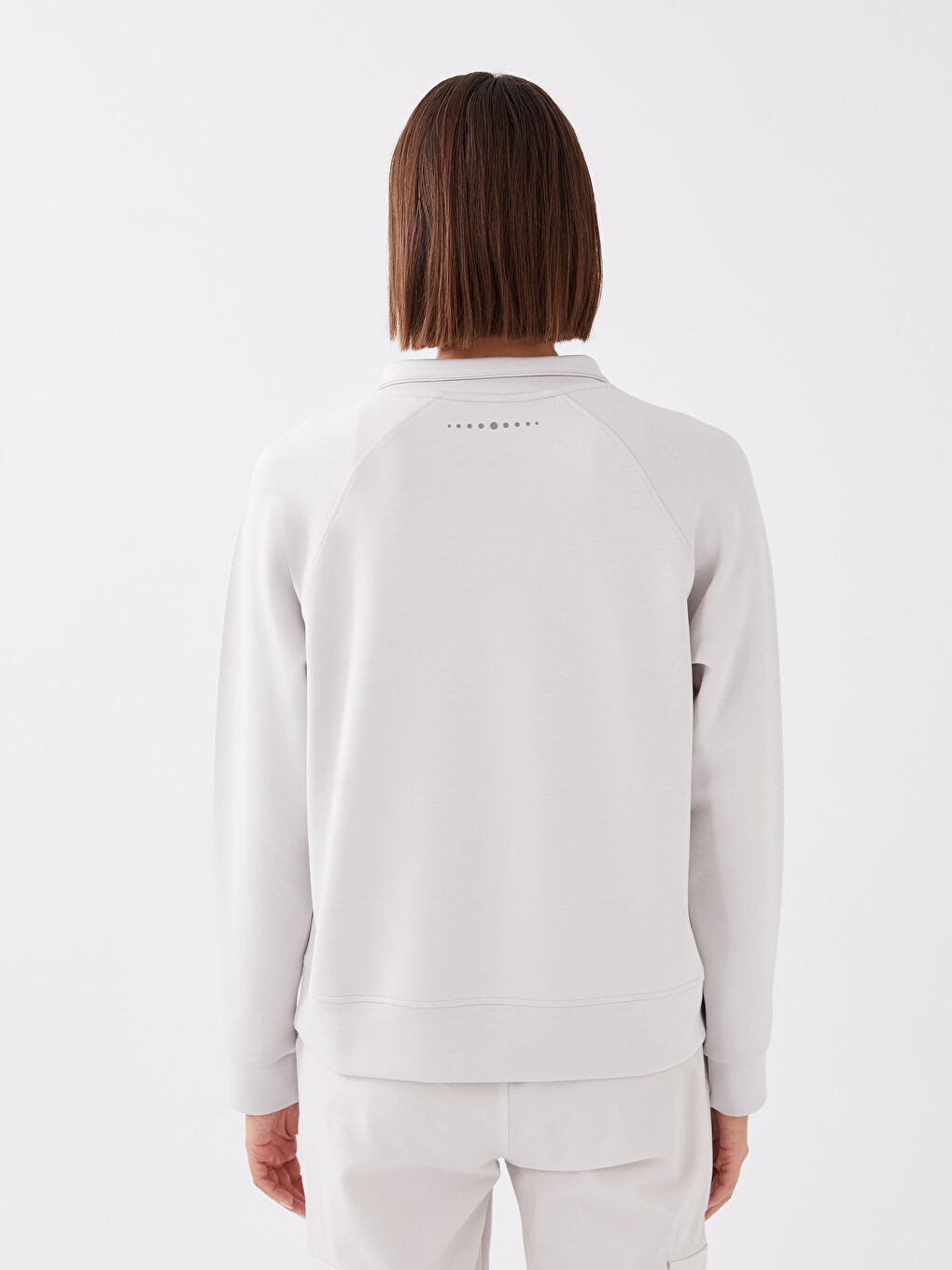 LCW OUTDOOR Trichterkragen Reflektor Bedruckt Langarm Sweatshirt für Damen -S3BC73Z8-KLU