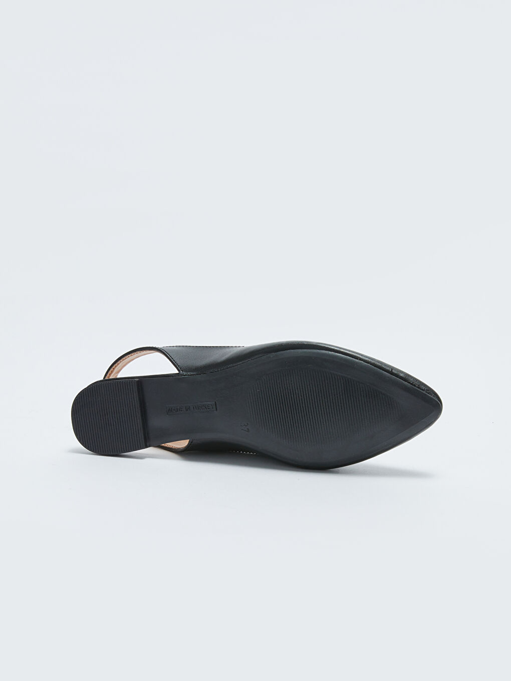 Faux Leather Pointed Toe Women's Ballet Flats-4