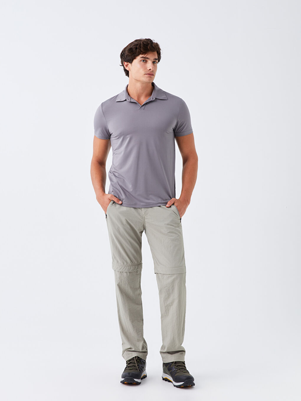 Tricou cu Guler Polo și Mânecă Scurtă pentru Bărbați-2