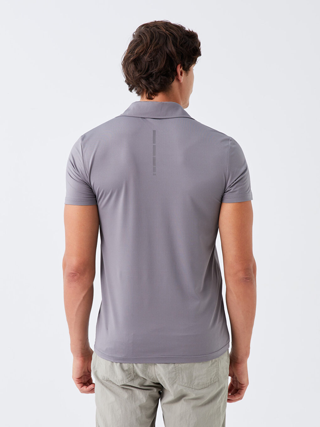 Tricou cu Guler Polo și Mânecă Scurtă pentru Bărbați-5