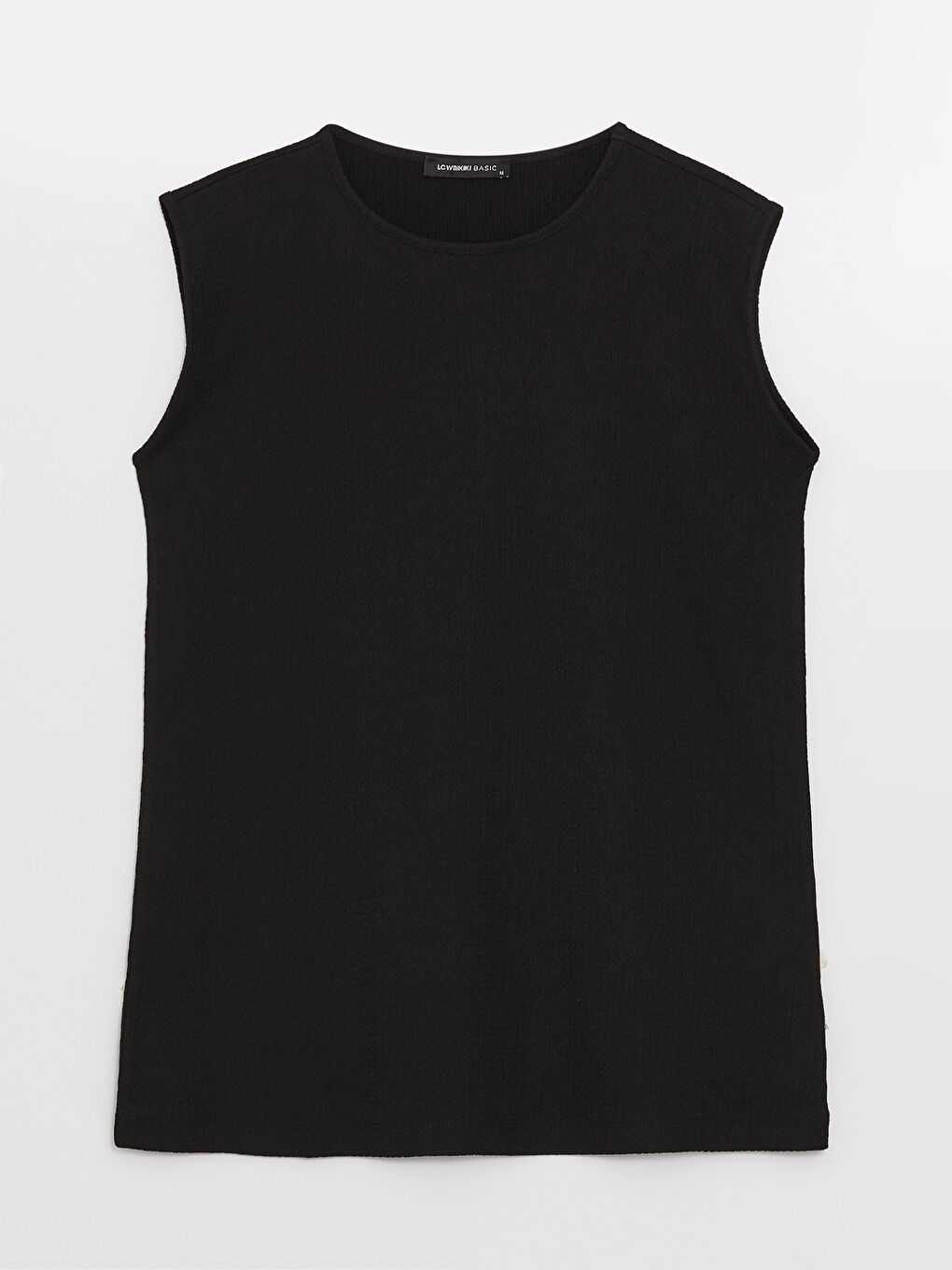 Women's Crew Neck Plain Tank Top -S3BD16Z8-CVL