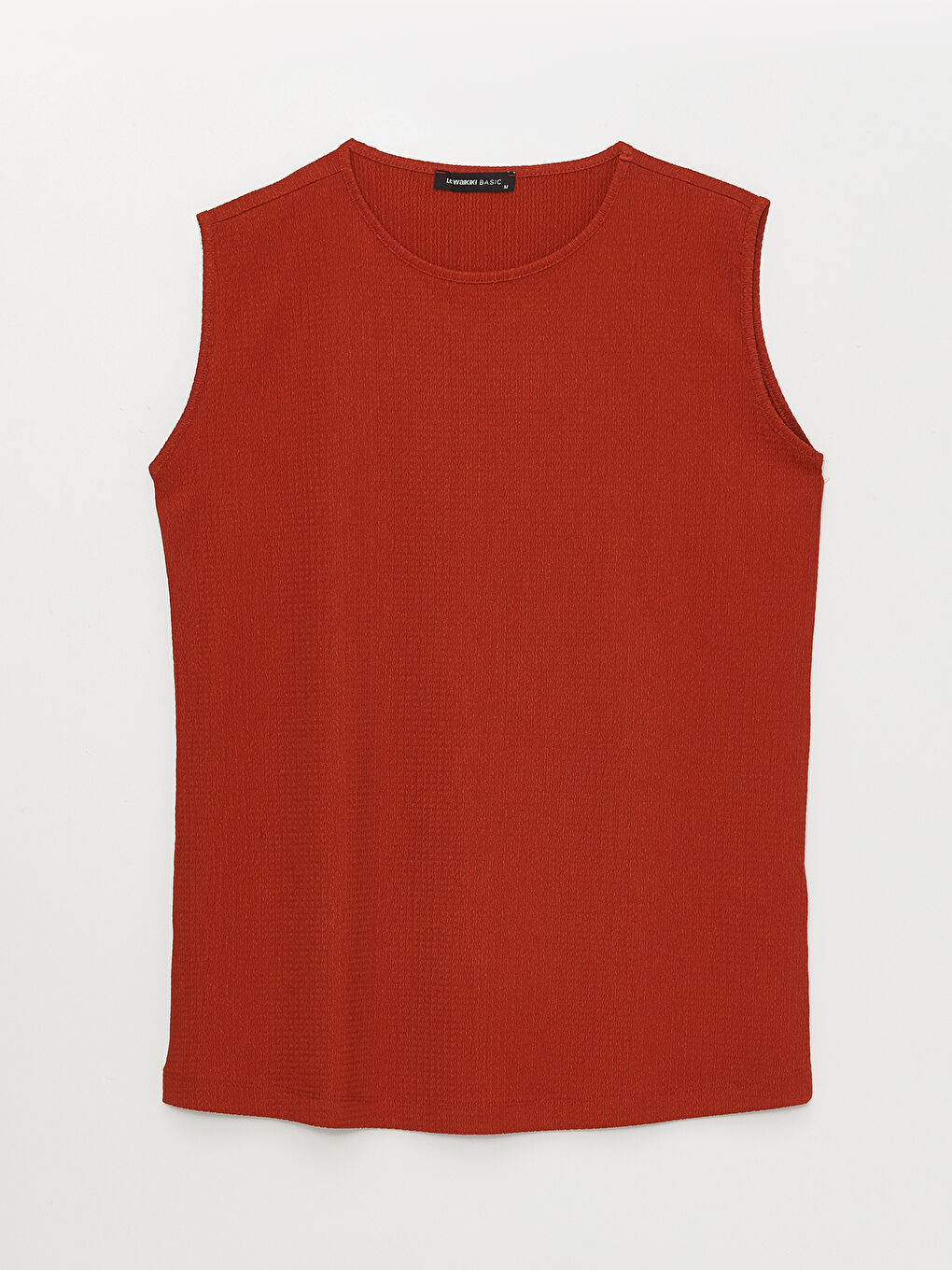 Women's Crew Neck Plain Tank Top -S3BD16Z8-HEX