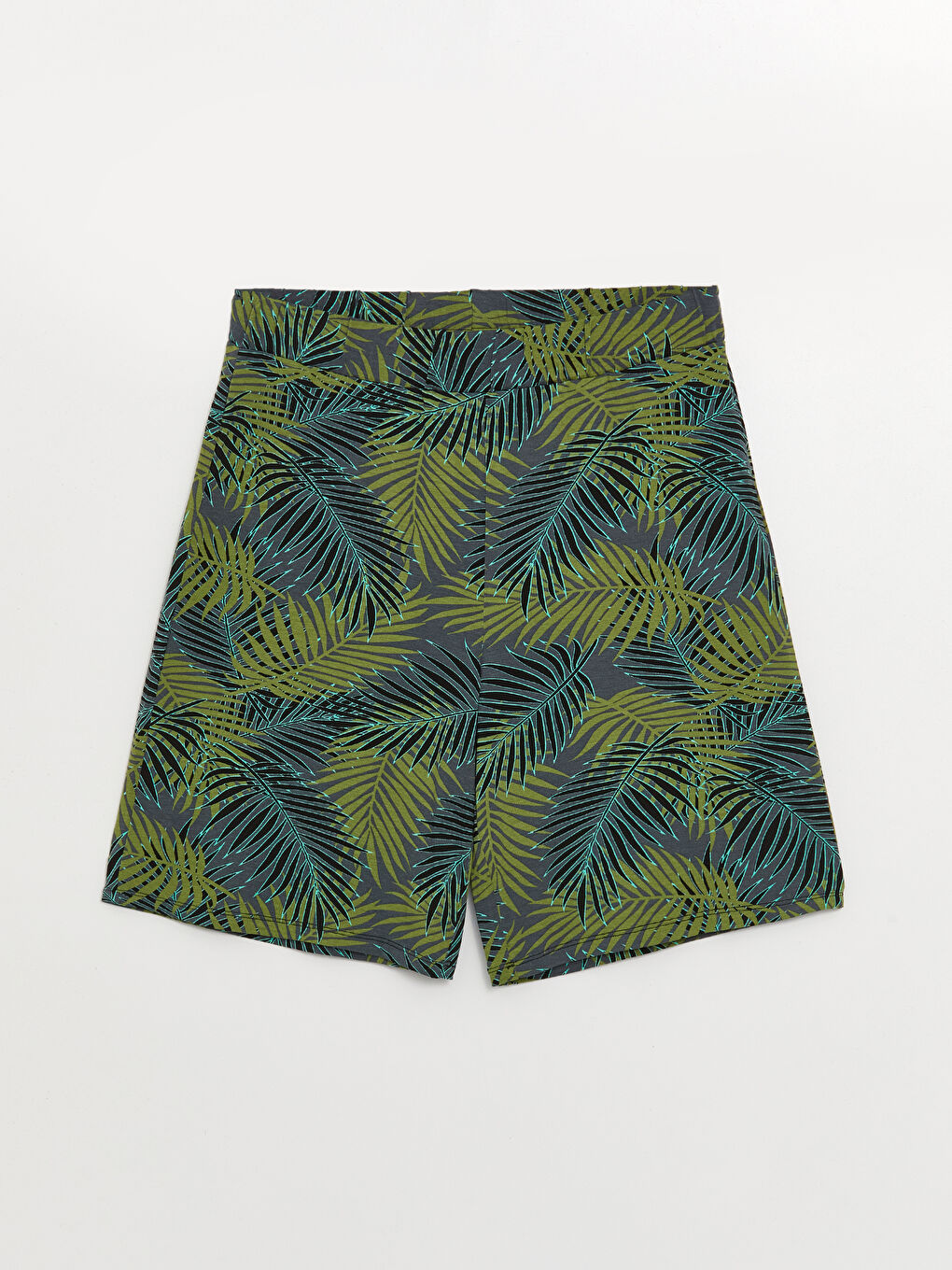 Women Elastic Waist Patterned Shorts -S3BD22Z8-LRR