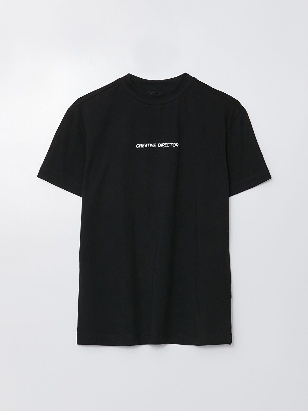 Stand Up Collar Printed Short Sleeve Cotton Women's Tunic-6