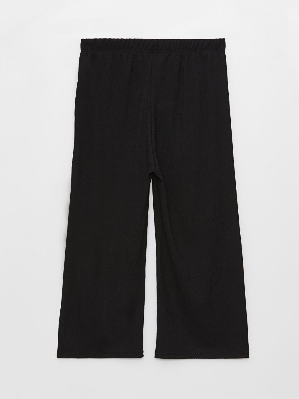 Women's Elastic Waist Flat Capri -S3BD28Z8-CVL