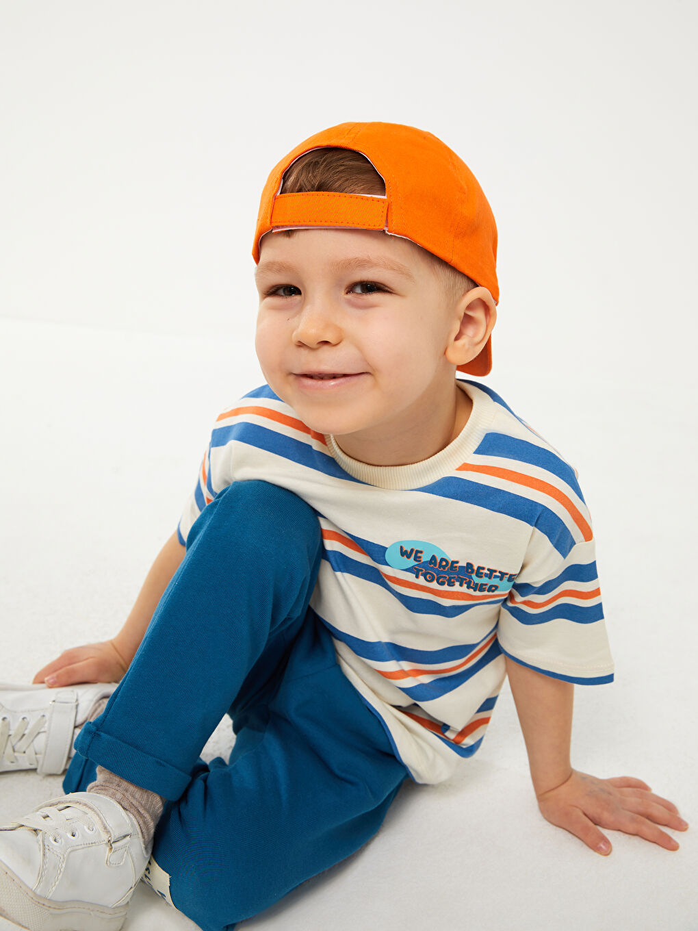 T-shirt bébé garçon imprimé à manches courtes et col rond