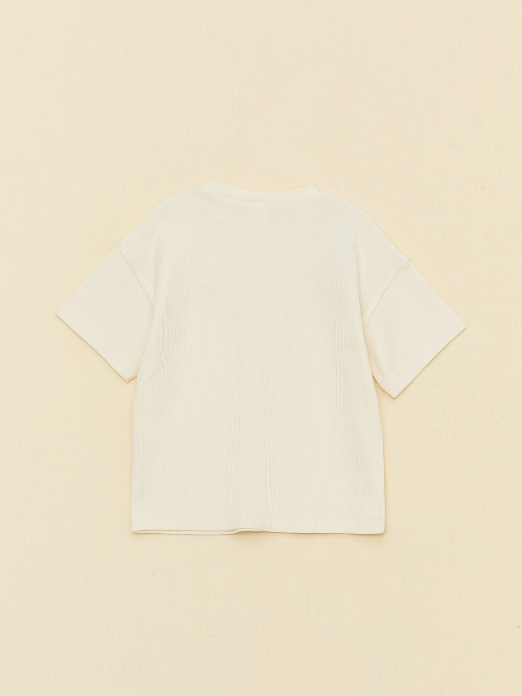 Crew Neck Short Sleeve Printed Baby Boys' T-Shirt-1