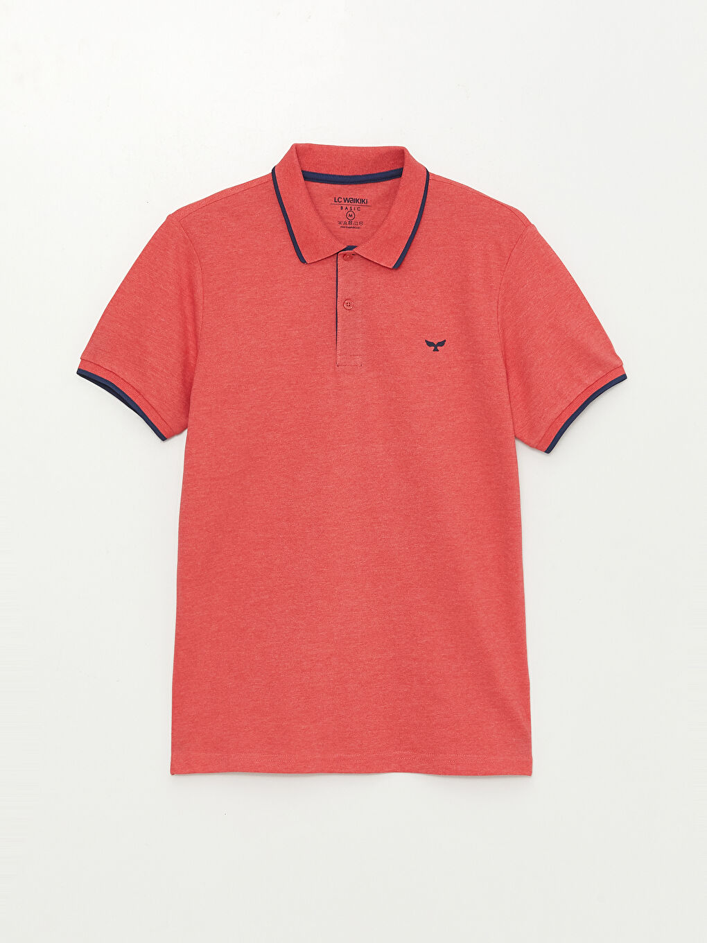 تي شيرت بياقة بولو كم قصير بيكيه للرجال-5