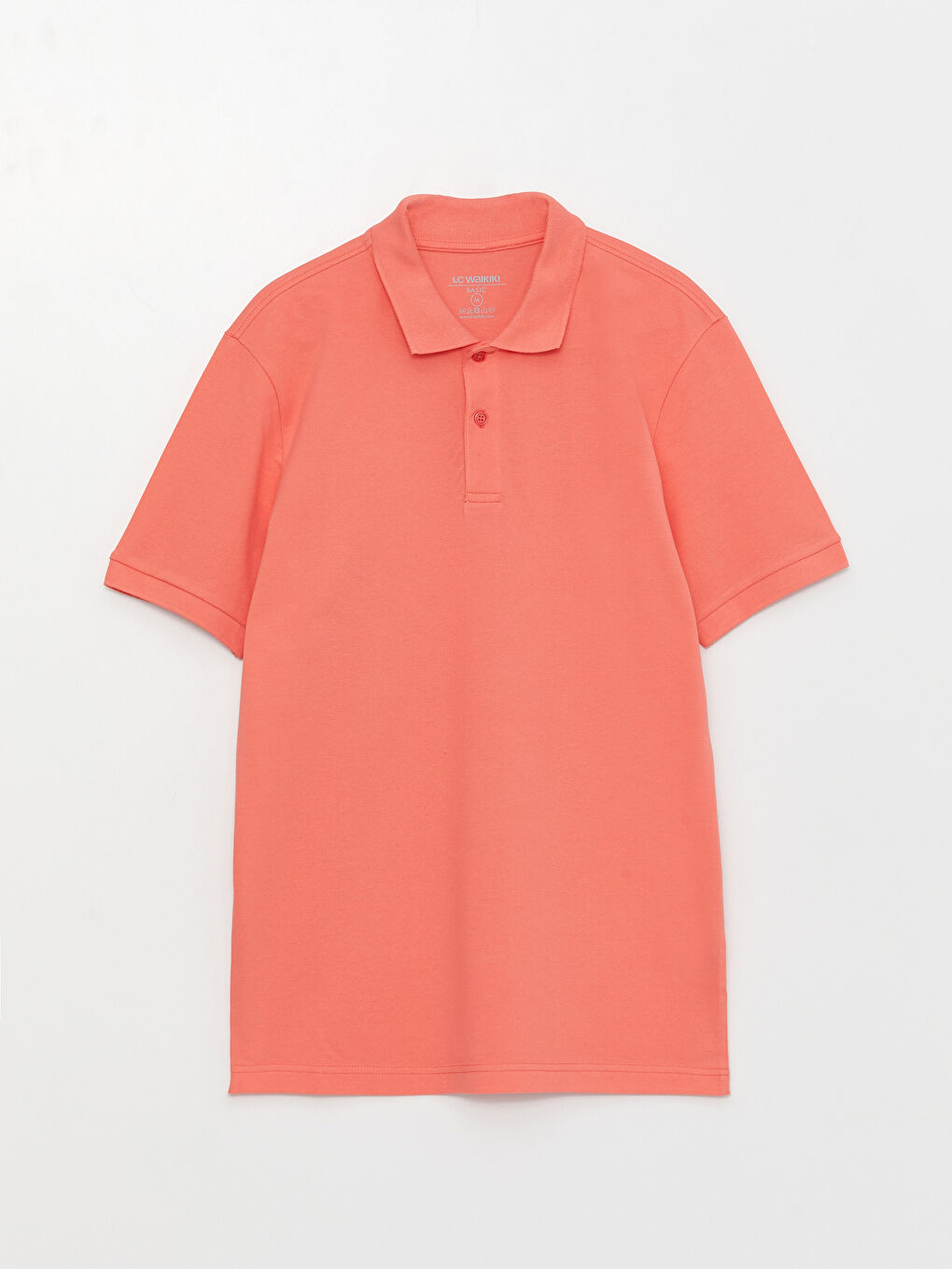 Polo Neck Short Sleeve Pique Men's T-Shirt-5