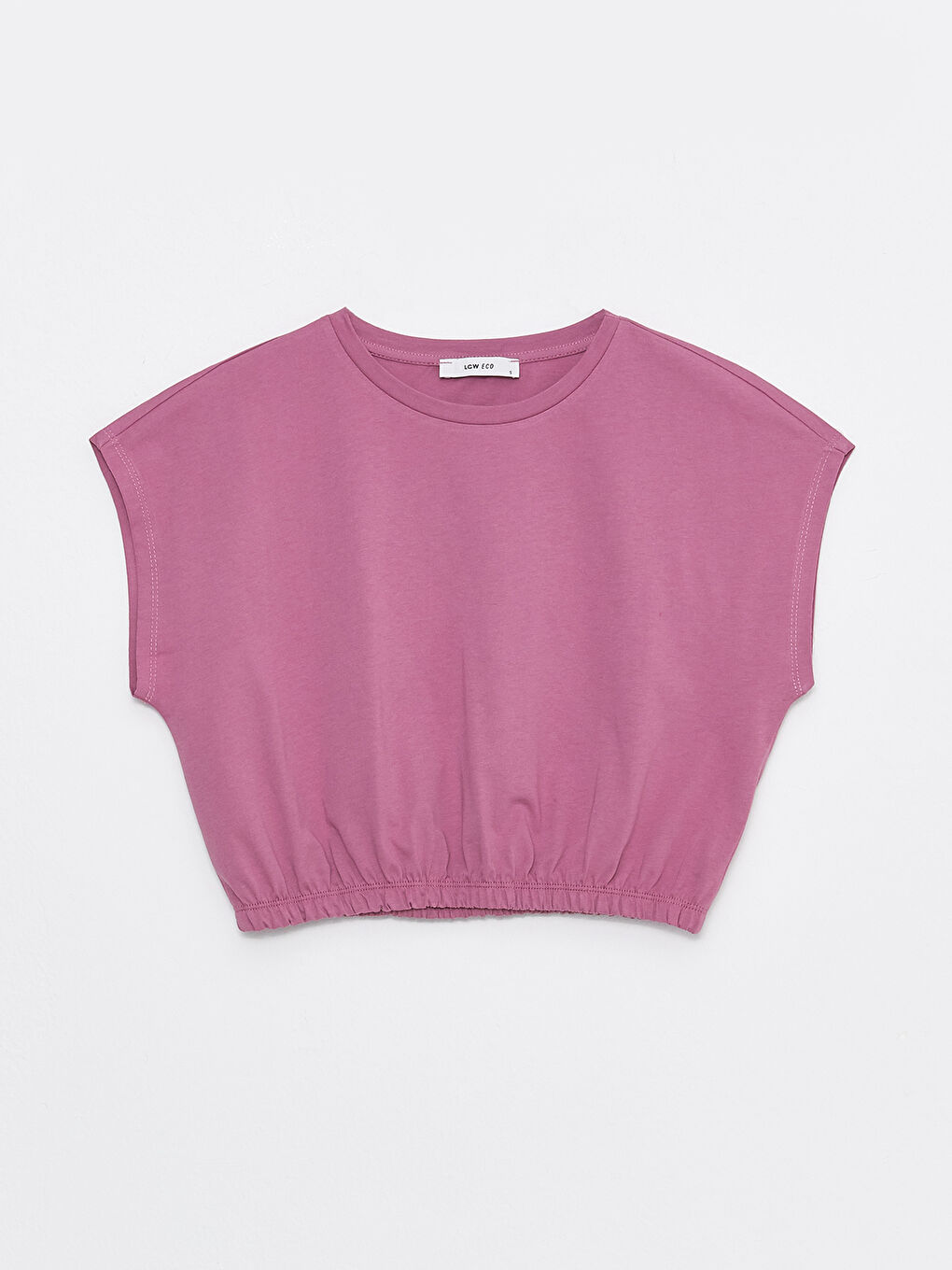 Crew Neck Plain Short Sleeve Women's T-Shirt -S3BD72Z8-SDK