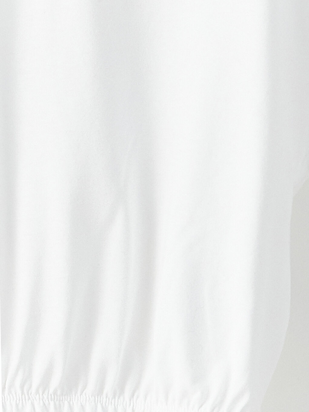 Beyaz Bisiklet Yaka Düz Kısa Kollu Kadın Tişört-8