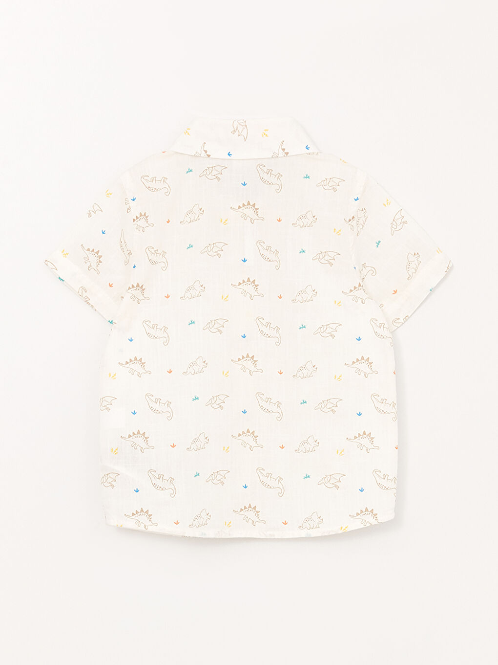 Short Sleeve Printed Baby Boy Shirt and Bow Tie 2-Piece Set-2