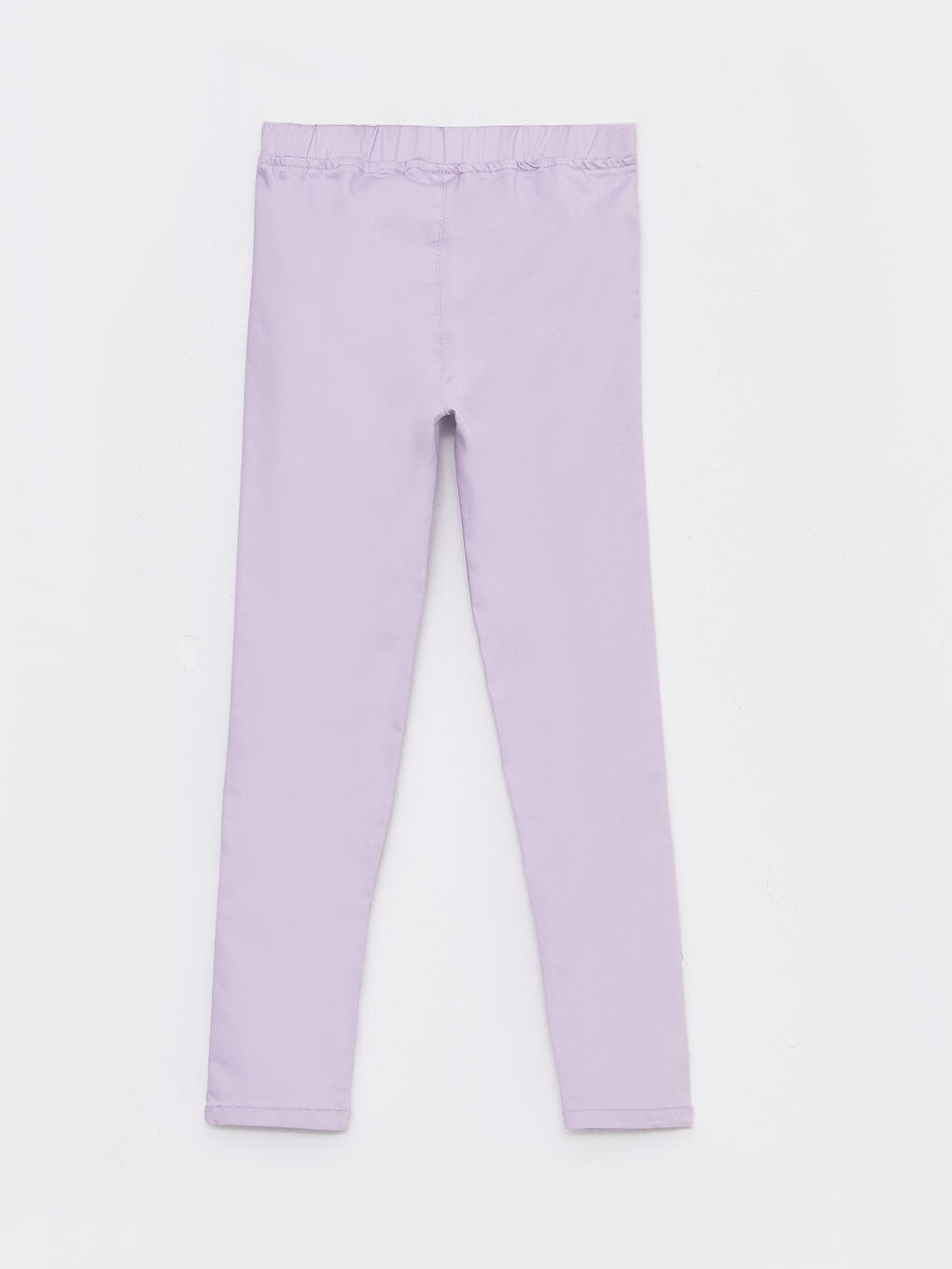 Girls' Basic Trousers with Elastic Waist-1