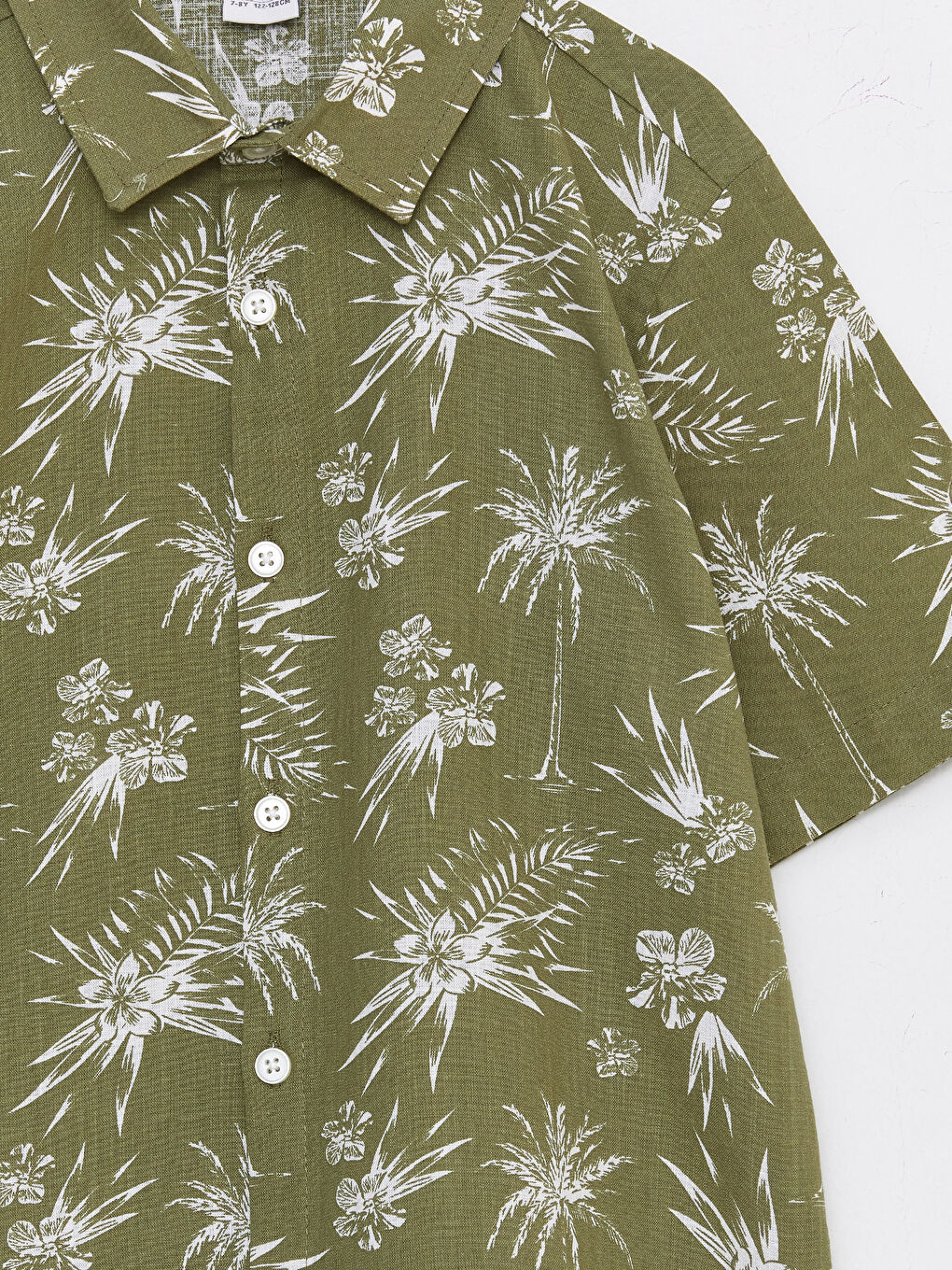 قميص كم قصير منقوش للأولاد-2