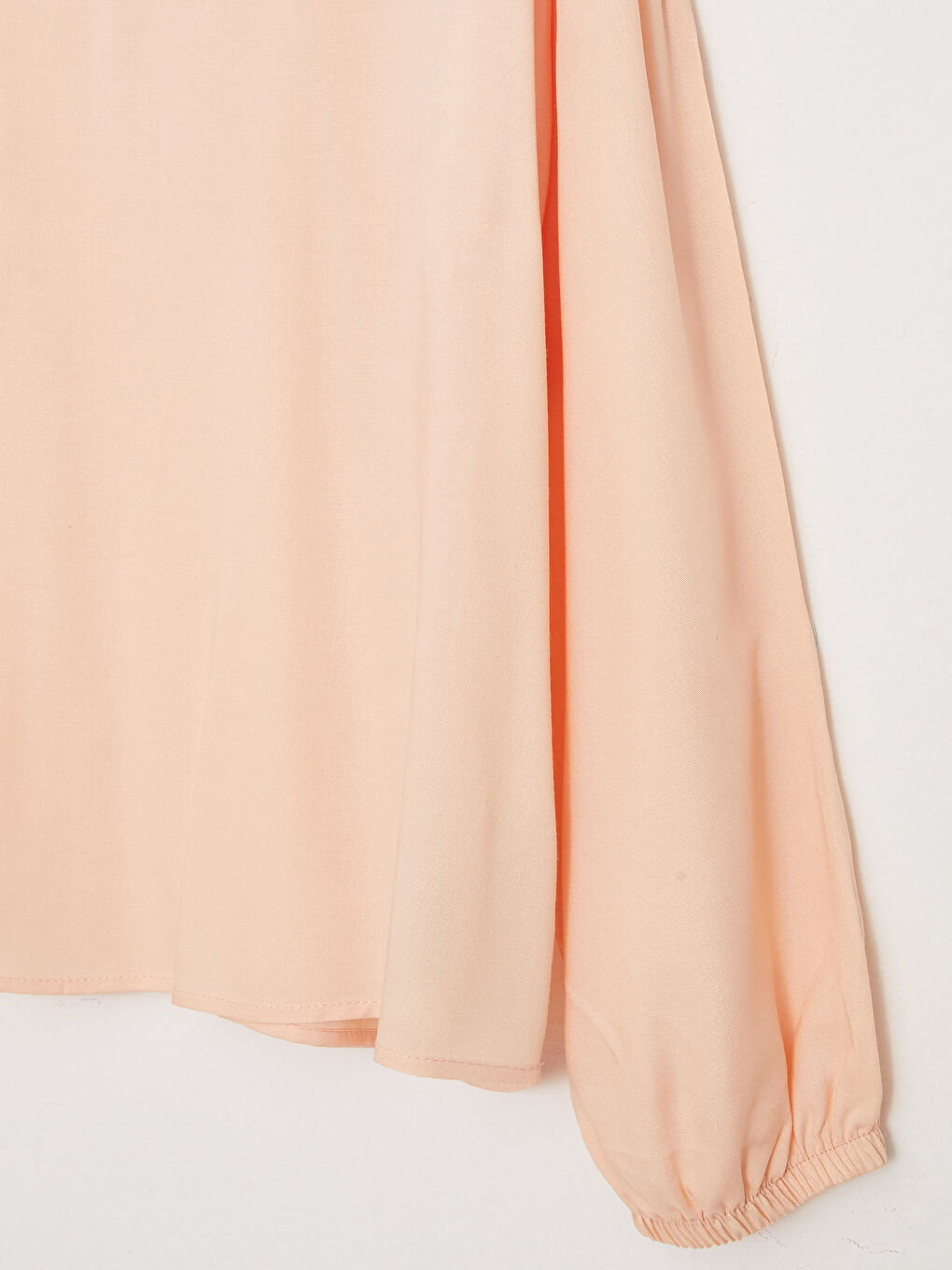 Crew Neck Regular Long Sleeve Poplin Women's Blouse-6