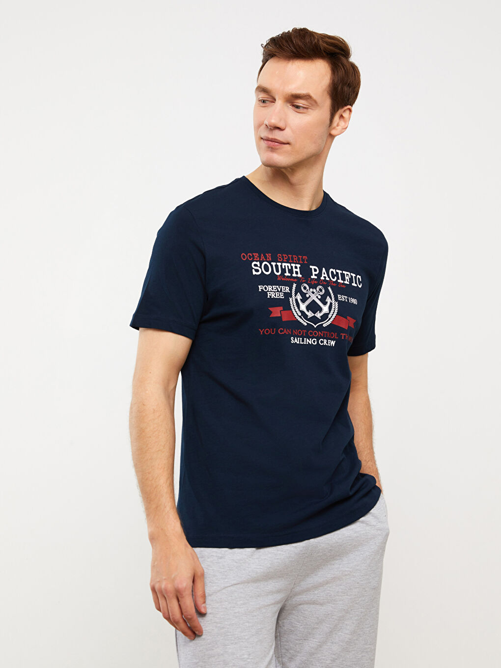 Muški Komplet Pidžame Standardnog Kroja