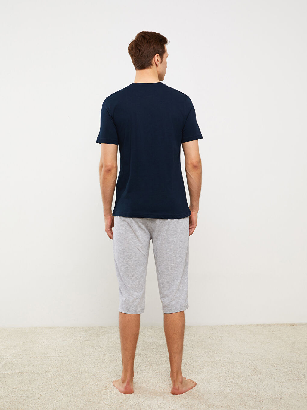 Muški Komplet Pidžame Standardnog Kroja-4