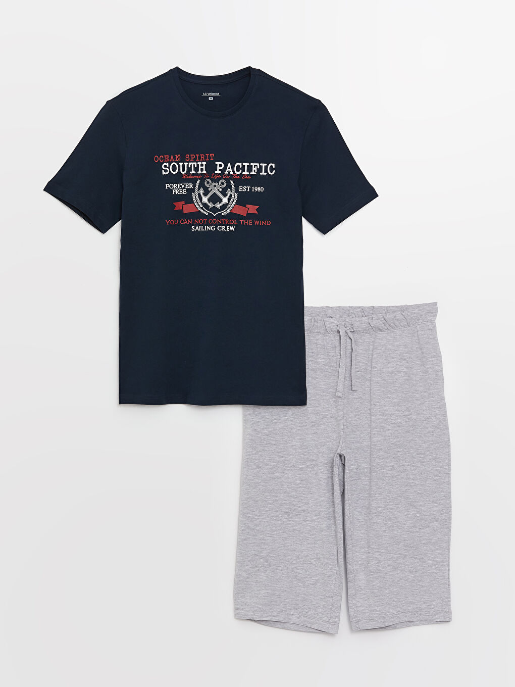 Muški Komplet Pidžame Standardnog Kroja-5