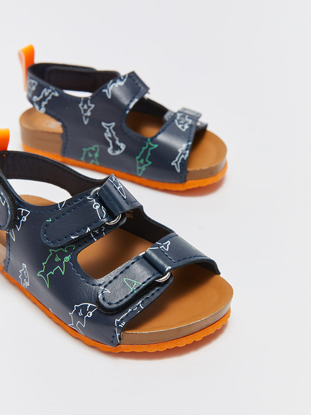 LCW STEPS Printed Hook and Loop Baby Boys' Sandals -S3BE23Z1-LSJ