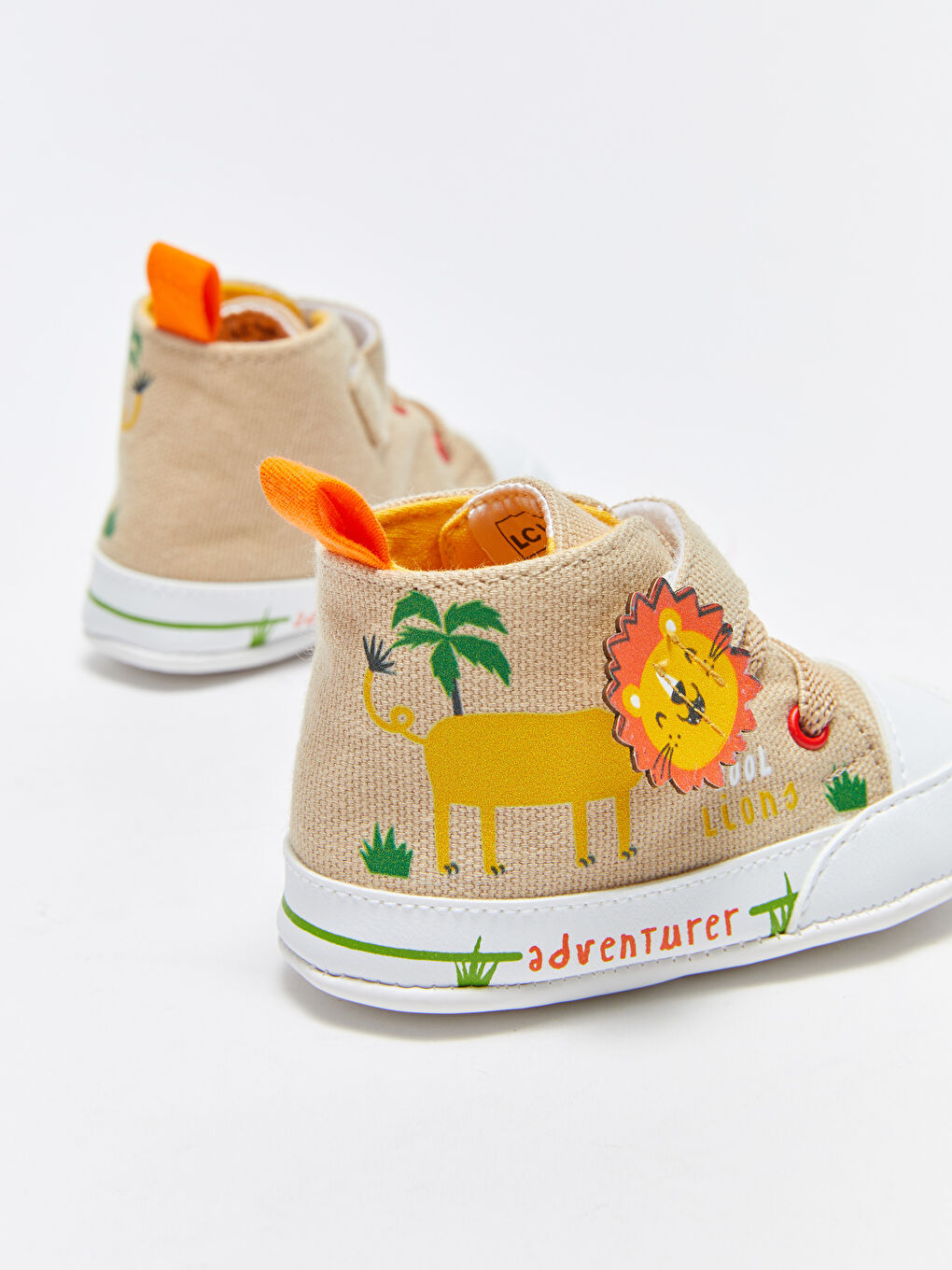 Bej Cırt Cırtlı Erkek Bebek Yürüme Öncesi Ayakkabı-4