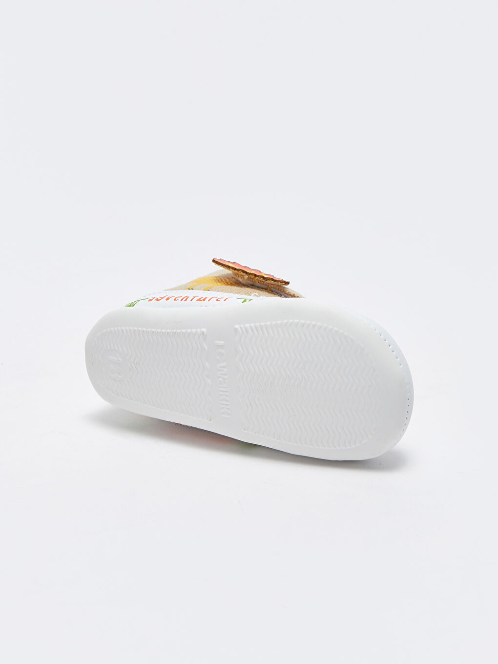 Bej Cırt Cırtlı Erkek Bebek Yürüme Öncesi Ayakkabı-5