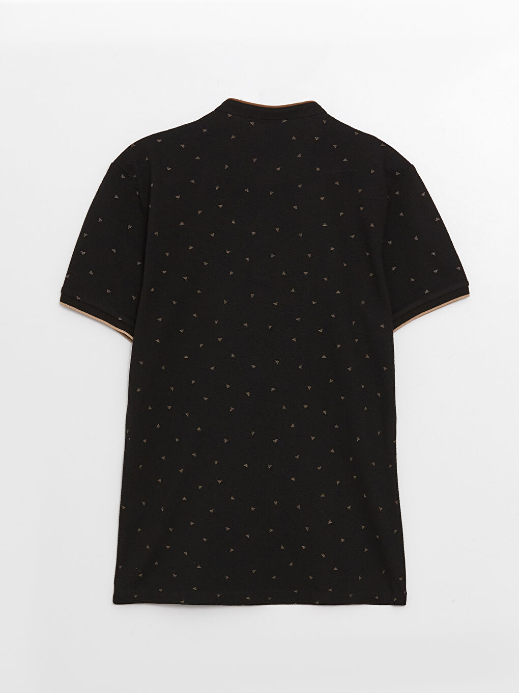 ბაბუის საყელო მოკლე სახელო ნიმუშიანი მამაკაცის მაისური-6