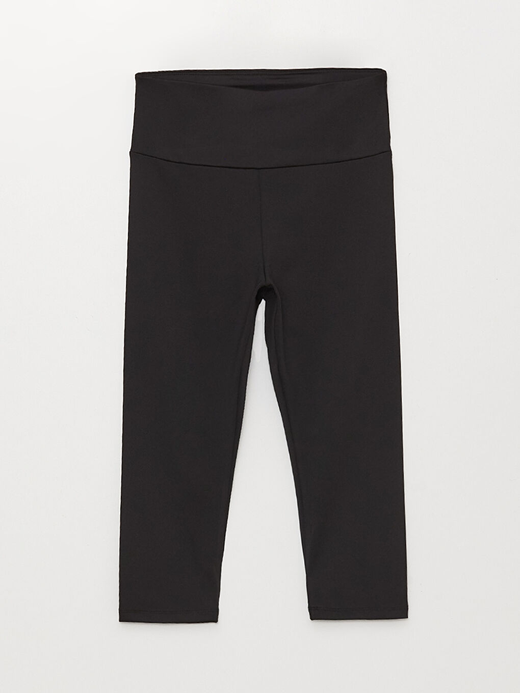 Elastic Waist Straight Interlock Women's Sports Leggings -S3BF11Z8-CVL