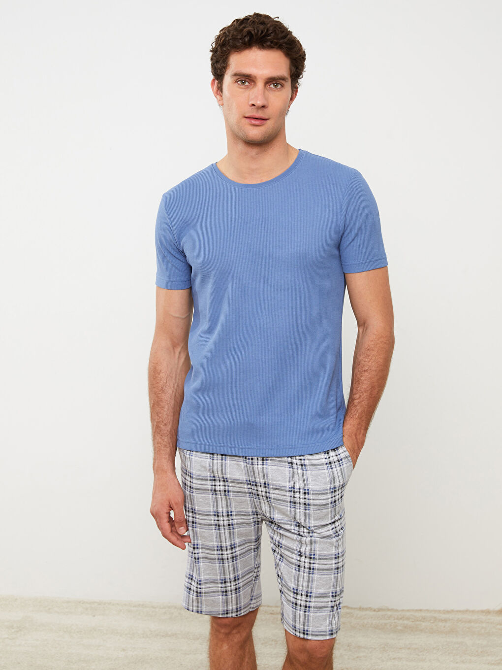 Ensemble pyjama court pour Hommes à coupe régulière