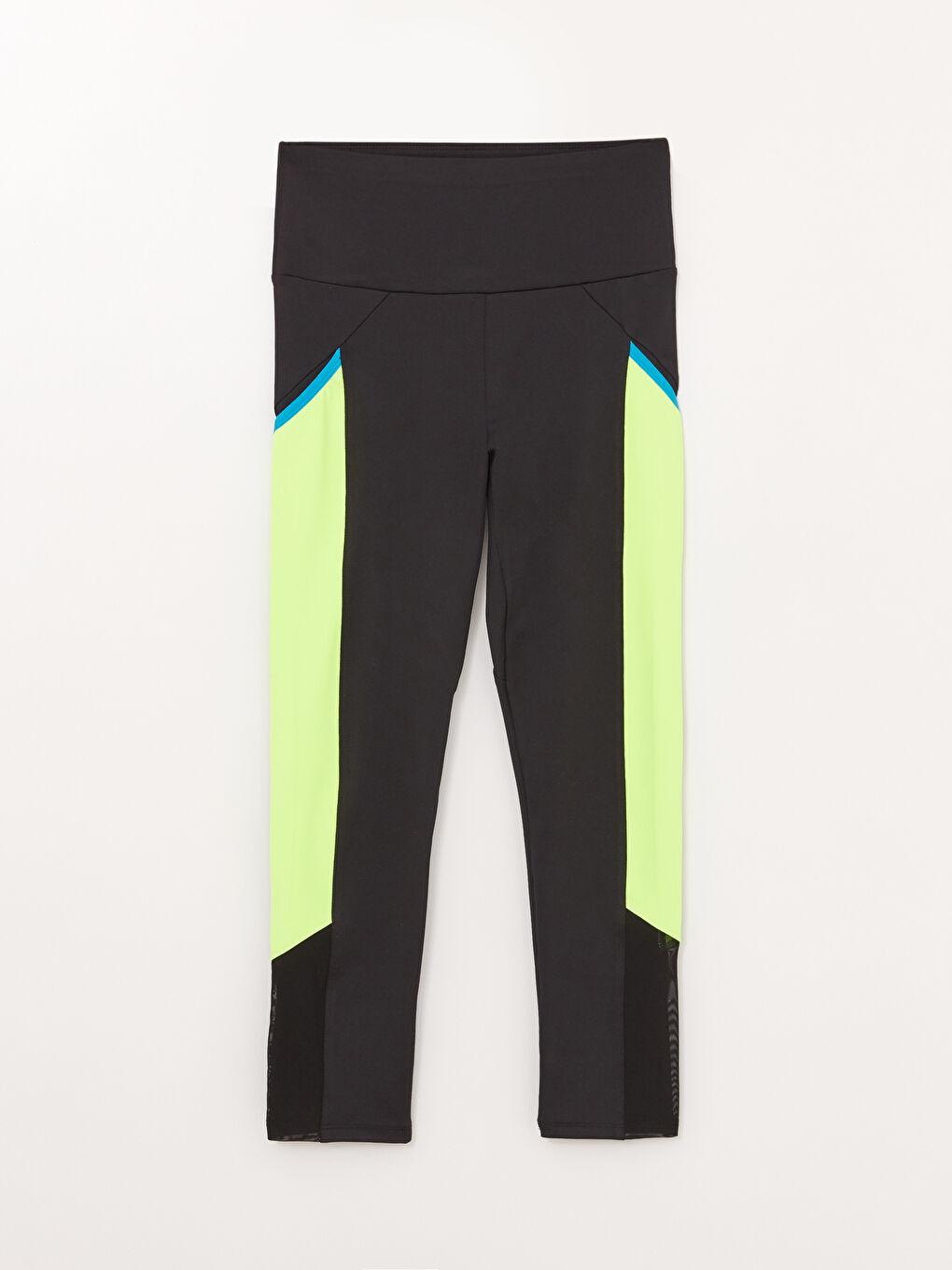 XSIDE ACTIVE Elastic Waist Women's Sports Tights with Color Block -S3BF19Z8-CVL