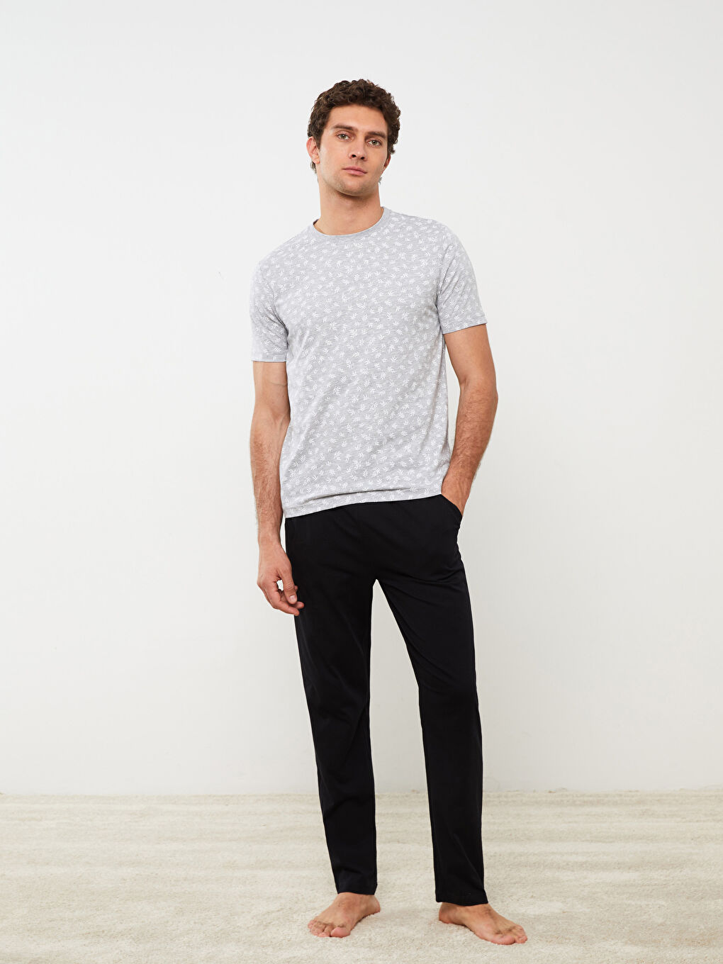 Regular Fit Men's Pyjama Set -S3BF23Z8-LRW