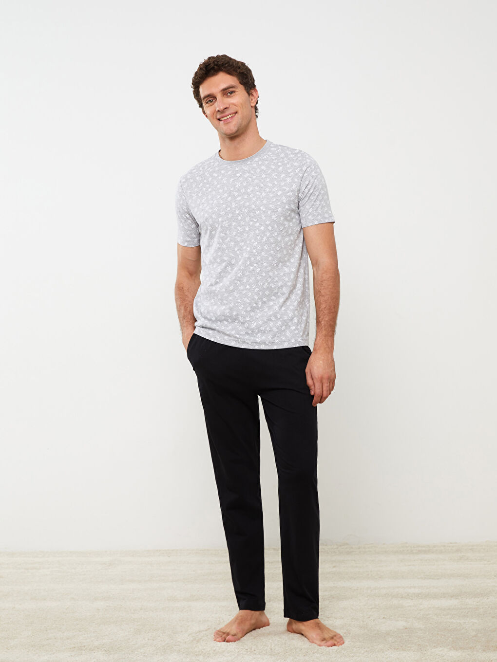Regular Fit Men's Pyjama Set -S3BF23Z8-LRW