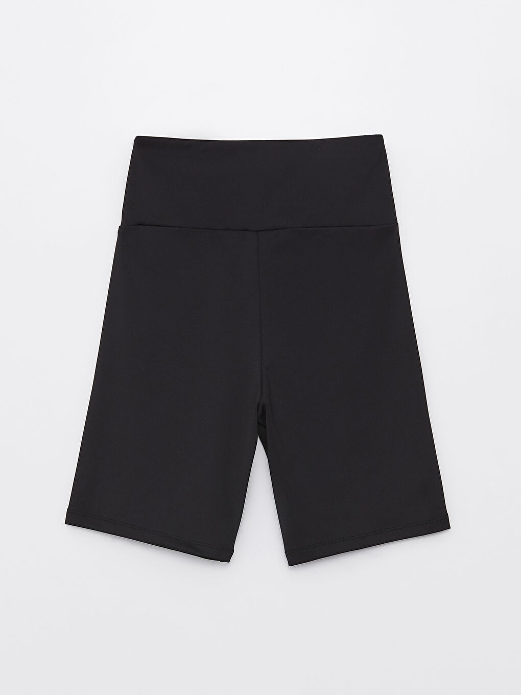 Women's Elastic Waist Plain Sports Shorts Leggings -S3BF25Z8-CVL